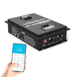 36V 135Ah LiFePO4 Lithium Golf Cart Battery Metal Case UV Solar Off-Grid Boat