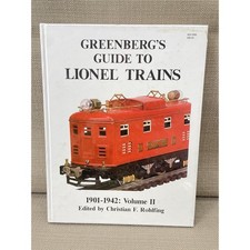 Greenberg s Guide to Lionel Trains 1901-1942 Vol II Unused Vintage Reference