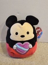 Squishmallows 2024 Valentines Day Mickey Mouse 8" Disney Soft Plush - Ripped Tag