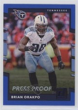 2017 Panini Donruss Press Proof Blue Brian Orakpo #223 5ta