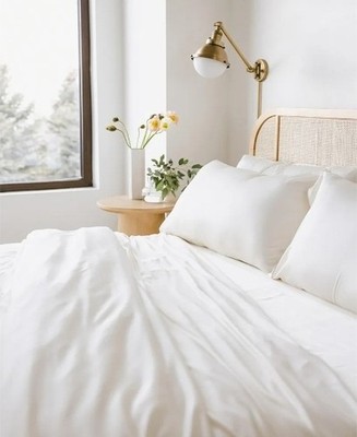 Cozy Earth King Size Bamboo Sheet Set - White NWT