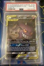2019 POKEMON SUN & MOON TEAM UP #165 FULL ART/GENGAR & MIMIKYU GX PSA 10 on eBay