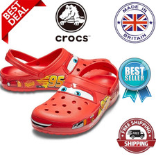 UK*Brand New* Crocs Lightning McQueen Cars ALL ADULT SIZES TikTok Trending 2026