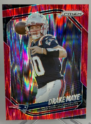 2025 Panini Prizm - Drake Maye #165 Red Flash Prizm