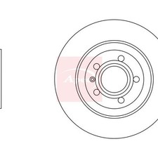 MERCEDES EQB X243 2021 Bremsscheibe Hinten (Einzeln) DSK3437