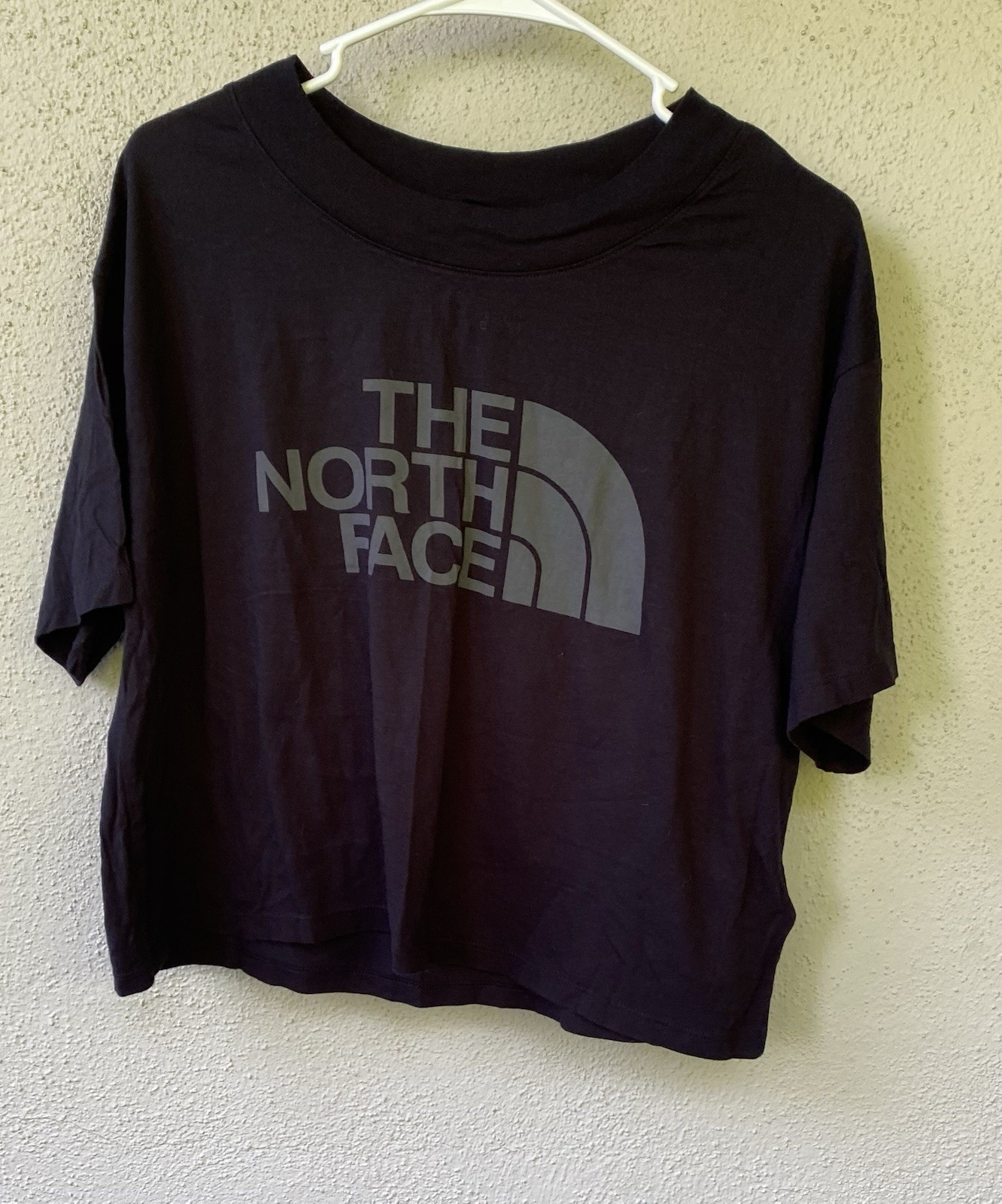 The North Face Black Logo Crew Neck Short Sleeve T-Shirt Women's L