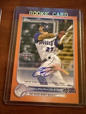 2022 Topps  - Christian Encarnacion-Strand #PD-51 Orange Autographs /25 (AU, RC)