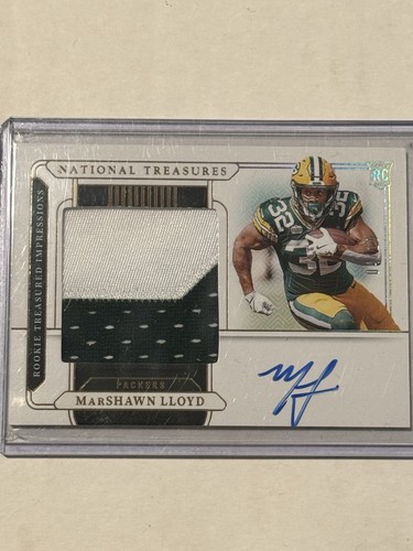 2024 National Treasures RPA Marshawn Lloyd 🔥ON-CARD AUTO RPA /10🔥 Packers
