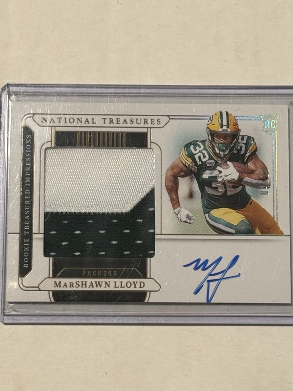 2024 National Treasures RPA Marshawn Lloyd 🔥ON-CARD AUTO RPA /10🔥 Packers
