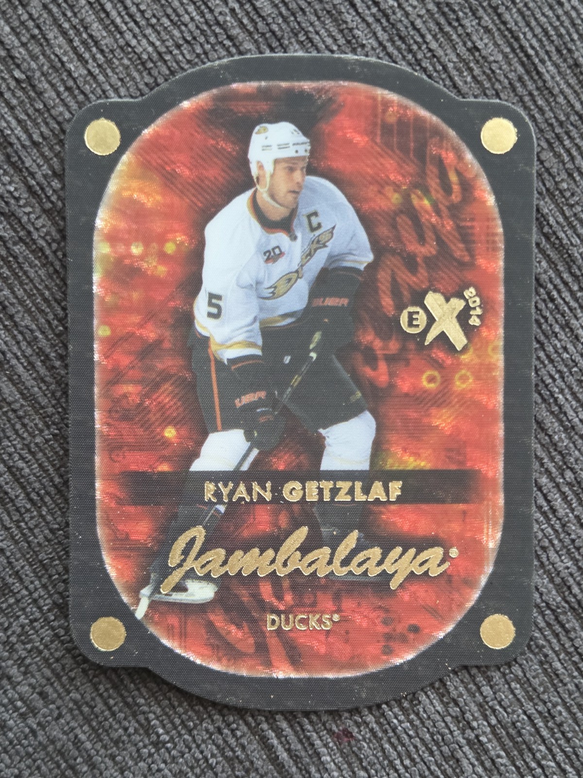2014-15 Fleer Ultra - Ex Jambalaya Ryan Getzlaf #6 JB Anaheim Ducks 