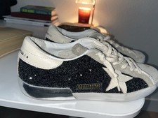 Golden Goose Black Leather Athletic Shoes for Women for sale | eBay