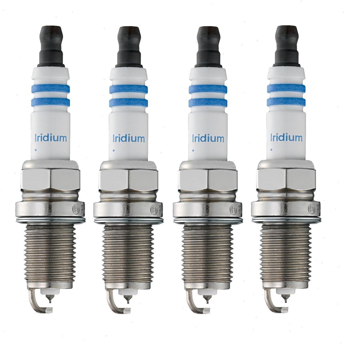 4 pc Bosch Double Iridium Spark Plugs for 1999-2000 Nissan Frontier 2.4L L4 fa