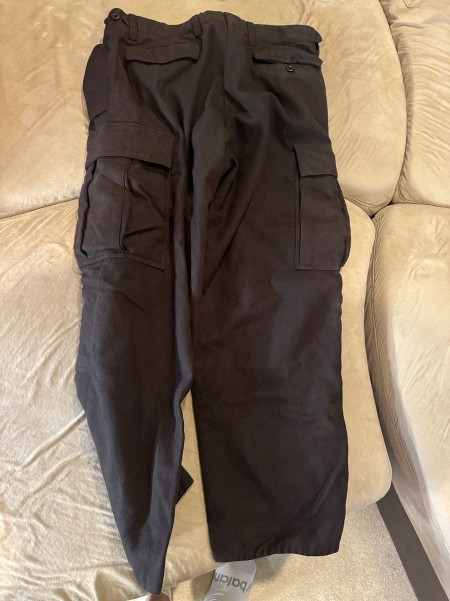 James Bond Spectre Military Ski Pants Black Size 32 Wool (Inspired Tom Ford) View 2
