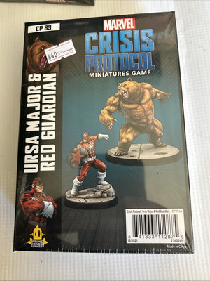 Ursa Major and Red Guardian Marvel Crisis Protocol AMG NIB