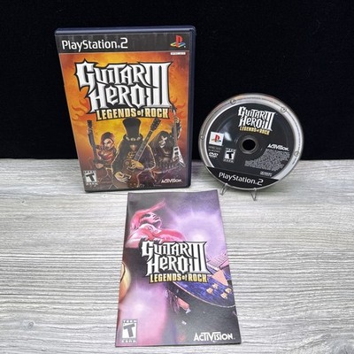 Guitar Hero III 3 Legends of Rock PlayStation 2 (PS2) Tested & Working