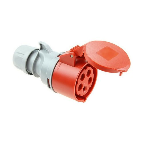 Solera 903152a CETAC Stecksockel mit Deckel Rot IP44 16 BIS 400 V Flugzeug