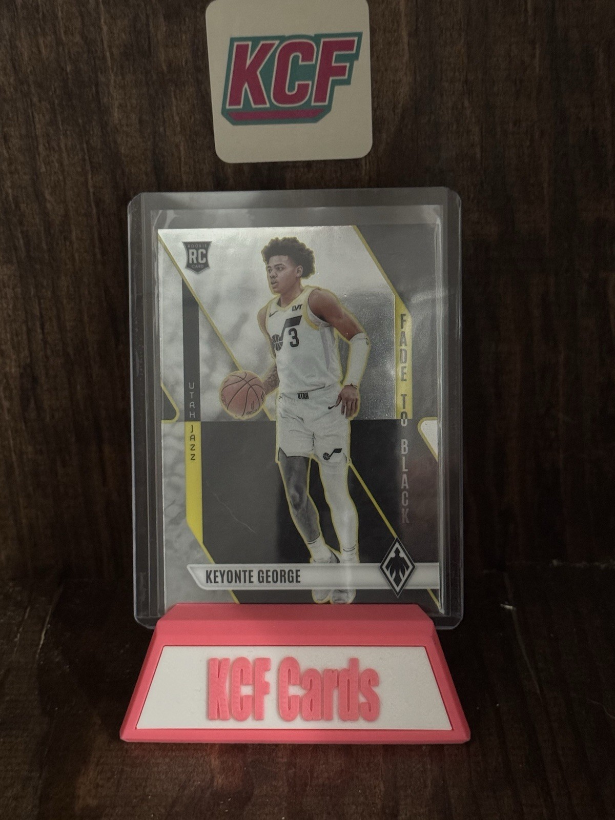 2023-24 Panini Phoenix - Fade to Black Keyonte George #17 Silver (RC)