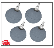 4 Pack Aquarium 2 Inch Air Stone Ball Bubble Diffuser Release Tool for Air Pumps