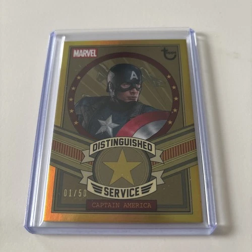 2026 Topps Captain America Brooklyn Collection Distinguished Service 01/50