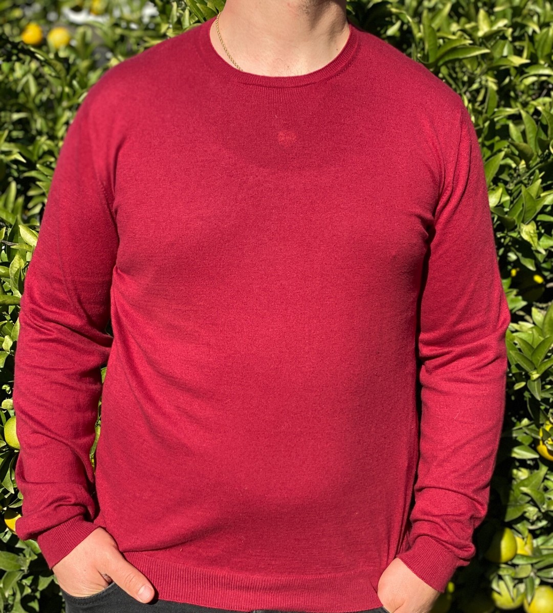 PRADA レッド 長袖ニットセーター 52 レッド（赤）系 PRADA(プラダ