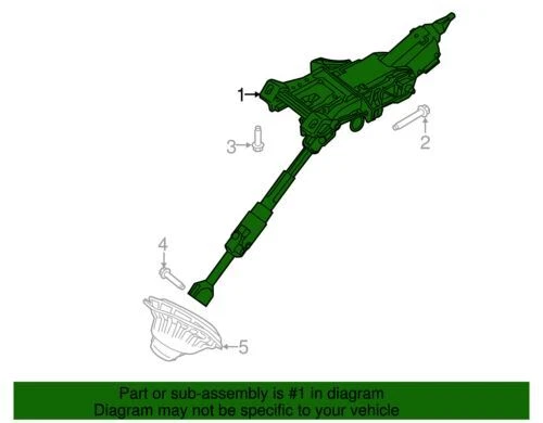 Genuine Ford Lincoln MKC 2015-2019 Steering Column Assembly EJ7Z-3C529-J - Изображение 2 из 2