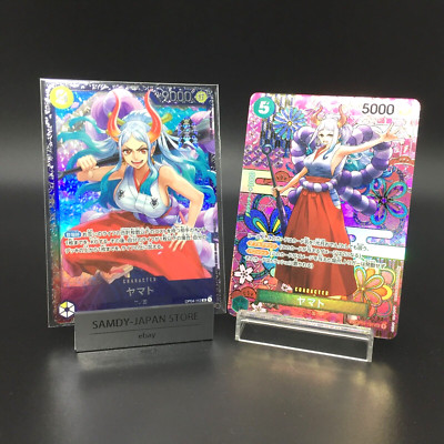 ワンピース1-112 SEALED] Yamato SR OP04-112 & OP01-121 Parallel Flagship Battle