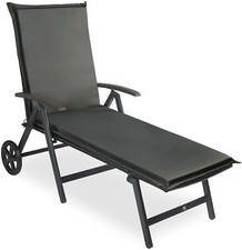 Liegenauflage 190x60x9cm Polsterauflagen für Sonnenliege Liegestuhl wasserdicht