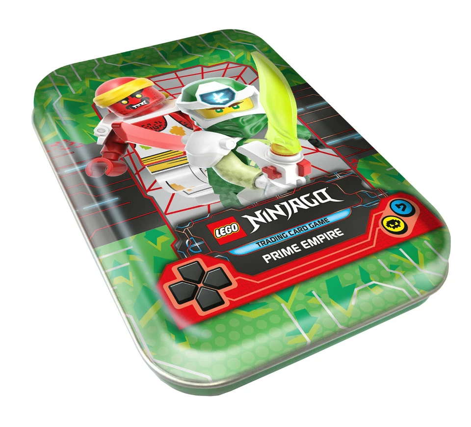 Blue Ocean Lego® Ninjago Serie 5 Tin Box Grün / Limitierte Karte+Sammelkarten