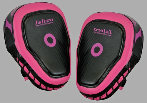 ISLERO Curved Kickboxen Focus Pads MMA Muay Thai Kampfsport Training UFC   - Bild 12 von 14