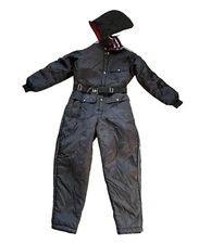 VTG Daco Hooded Snowmobile Apparel Snow Ski Ice Fishing Winter Suit Men's Black