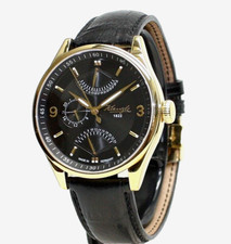 NOS! KIENZLE 1822 Orologio Uomo Retrogrado Quarzo Vetro Zaffiro 5BarW.R. Made in Germany