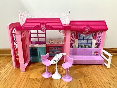 Barbie PinkTastic Glam Vacation House with Doll Exclusive Set Box