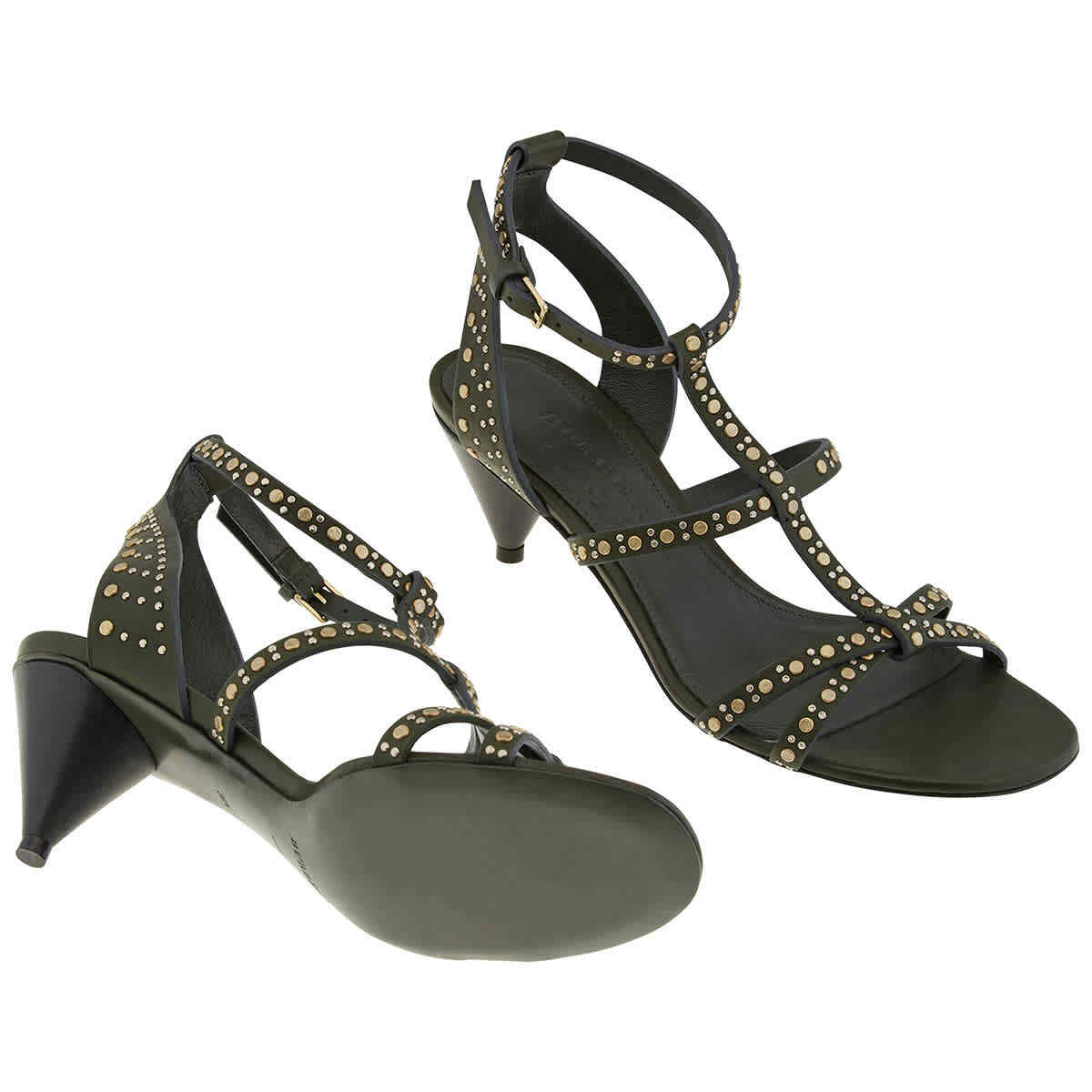 burberry studded sandals