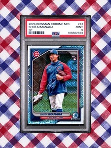 2024 Bowman Chrome - Shota Imanaga #41 - Image Variation Mojo - PSA 9