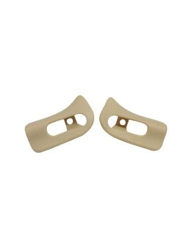 Mercedes-Benz Sun Visor Trim Cap Set Cream R129 A124 – A1298110661 A1298110561 - Picture 1 of 2