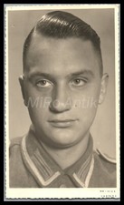 Photo, WW2, studio portrait, handsome soldier with styled hair, 5026-1254