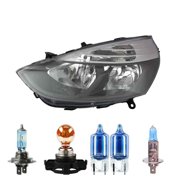 Halogen Scheinwerfer Rechts H1 FüR Renault Clio IV Inklusive Lampen-image