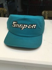 Rare Snap On Tools Vintage 1980's Blue/Green Teal Snapback Hat/Cap 80's Trucker