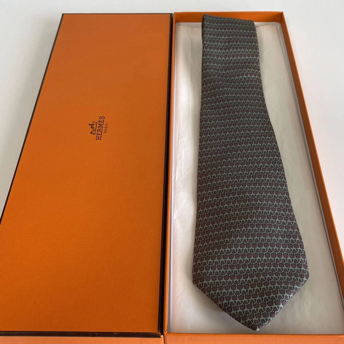 HERMÈS Cravatta uomo HERMES Francia vera seta cravatta abito classico lusso multicolore T236