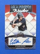 2024 Leaf Metal Baseball RWB Ethan Petry Prospect RC Auto #/3 SSP🔥📈