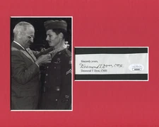 Desmond Doss Medal Of Honor MOH Army Hacksaw Ridge Signed Autograph Photo Di JSA