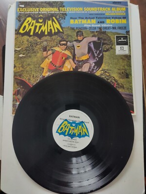 Batman Nelson Riddle Sound track 1st Issue vinyl record 