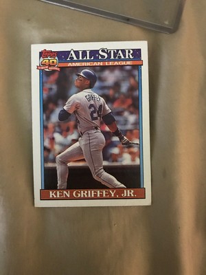 topps all star rookie ken griffey jr