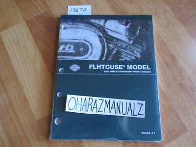 NEW *SEALED* 2011 Harley Davidson FLHTCUSE6 Parts Catalog Manual