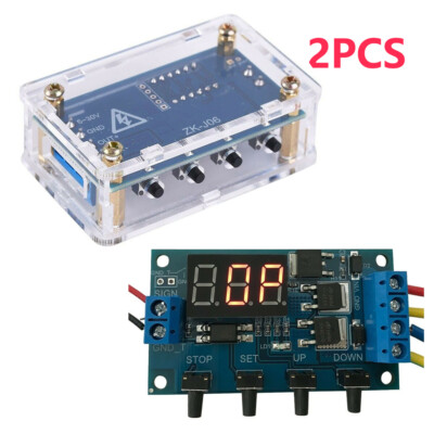 2PCS Trigger Cycle Timer Delay Controller Dual MOS Control DC 5-36V Relay Module