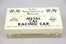Vintage Slot Car carrying case box Marx toys Indianapolis Special Racing cars