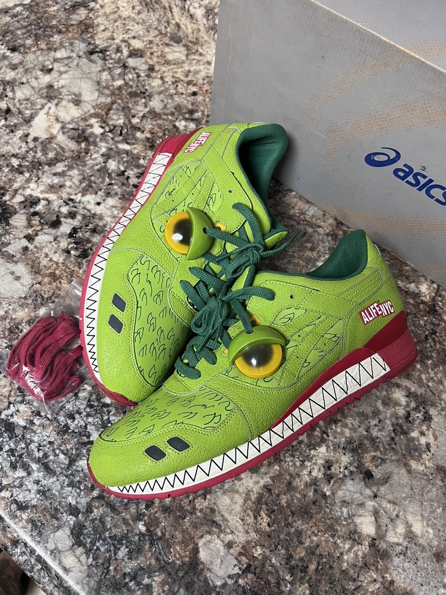 ASICS gel lyte iii green monster ALife NY size 13 authentic Ronnie