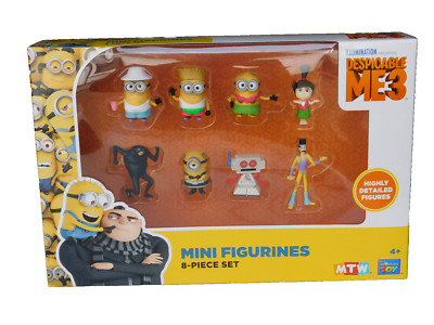 MTW Ich einfach Unverbesserlich 3 Mini Spielfiguren Set 8 teilig 20017 Spielzeug