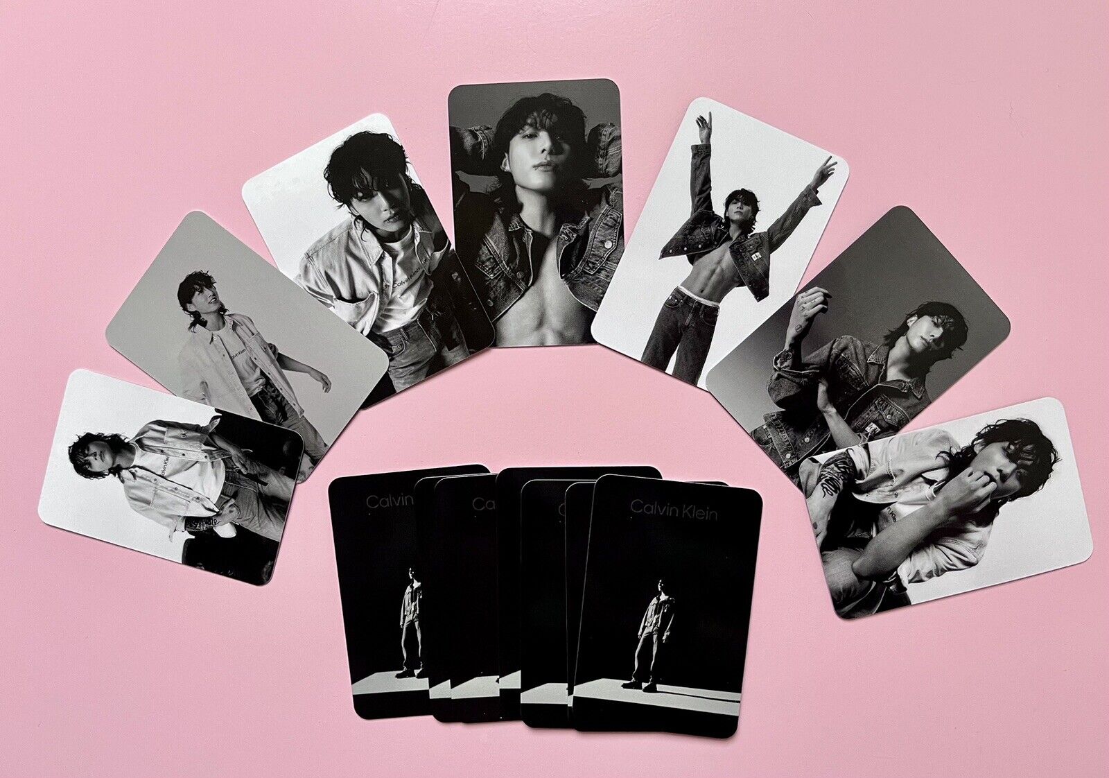 BTS Jungkook x Calvin Klein 2023 premium photocards set. JK Kookie Bangtan, ARMY