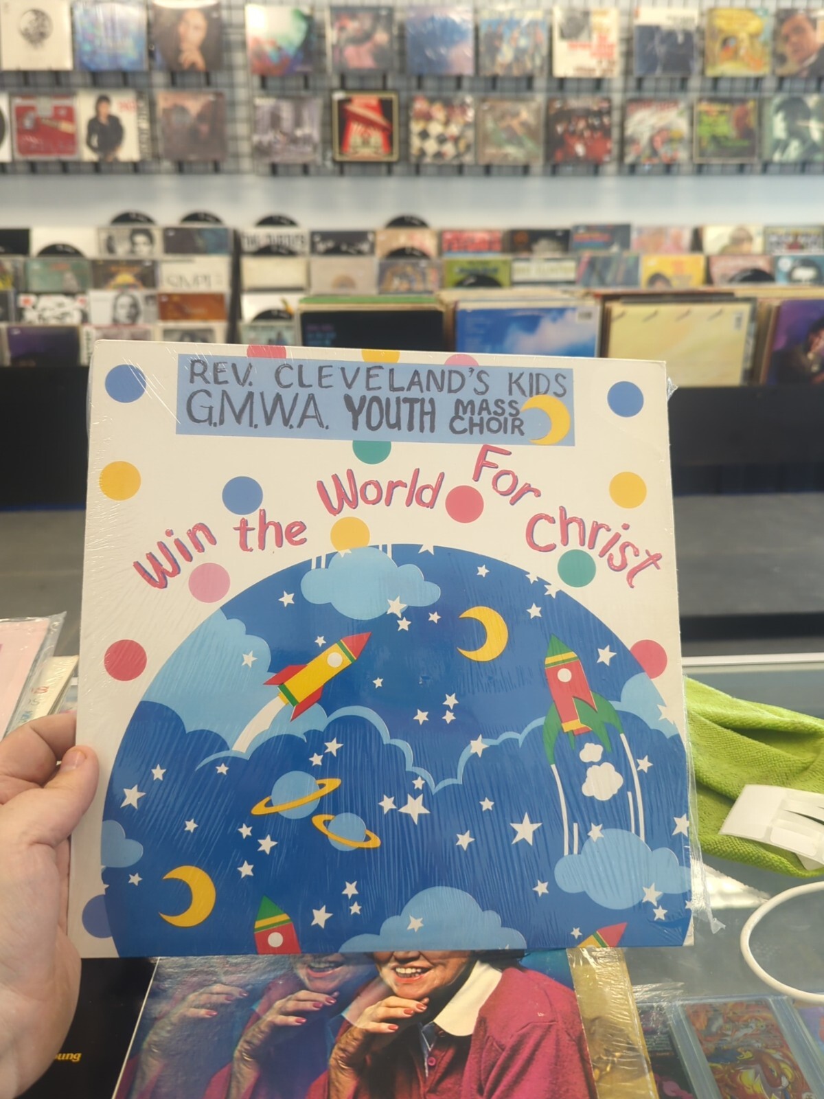 GMWA National Youth Mass Choir Win The World For Christ LP Shrink VG+ Vinyl Gospel Record